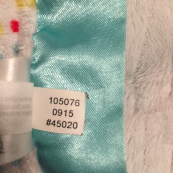 Pat the Bunny Polka Dot Satin Edge Lovey Security Blanket - Picture 6 of 7